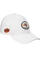 Black Clover Oklahoma State Cowboys Mens White Force Flex Hat