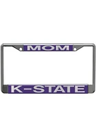 K-State Wildcats Acrylic Mom License Plate Frame - Purple