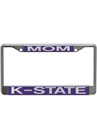 K-State Wildcats Acrylic Mom License Plate Frame - Purple