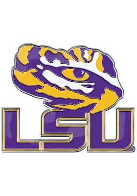 Sports Licensing Solutions LSU Tigers Aluminum Car Emblem - Red