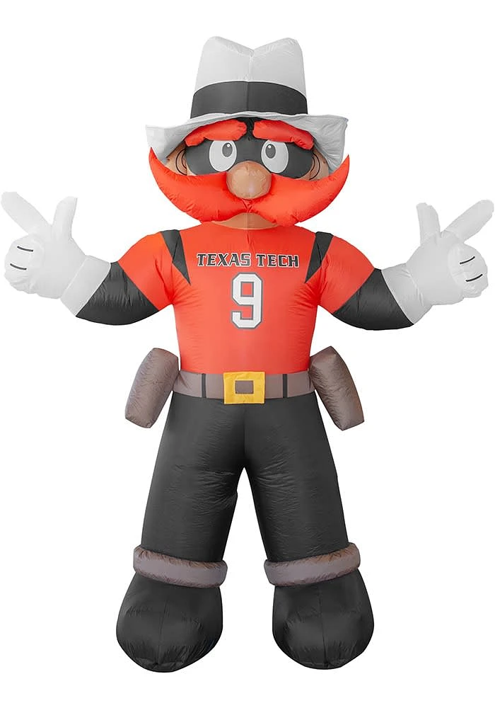 Texas Tech Red Raiders Black Outdoor Inflatable 7 Ft Team Mascot