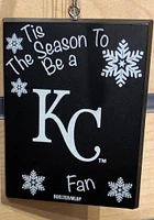Kansas City Royals Tis the Season Ornament - Blue