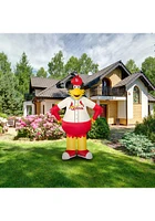 St Louis Cardinals Red Outdoor Inflatable 7 Ft Team Mascot