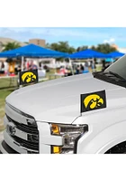 Sports Licensing Solutions Iowa Hawkeyes Team Ambassador 2 Pack Car Flag - Black