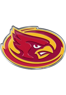 Sports Licensing Solutions Iowa State Cyclones Alternative Logo Car Emblem - Red
