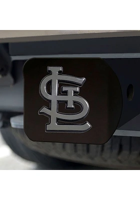 St Louis Cardinals Black Chrome Graphic Car Accessory Hitch Cover
