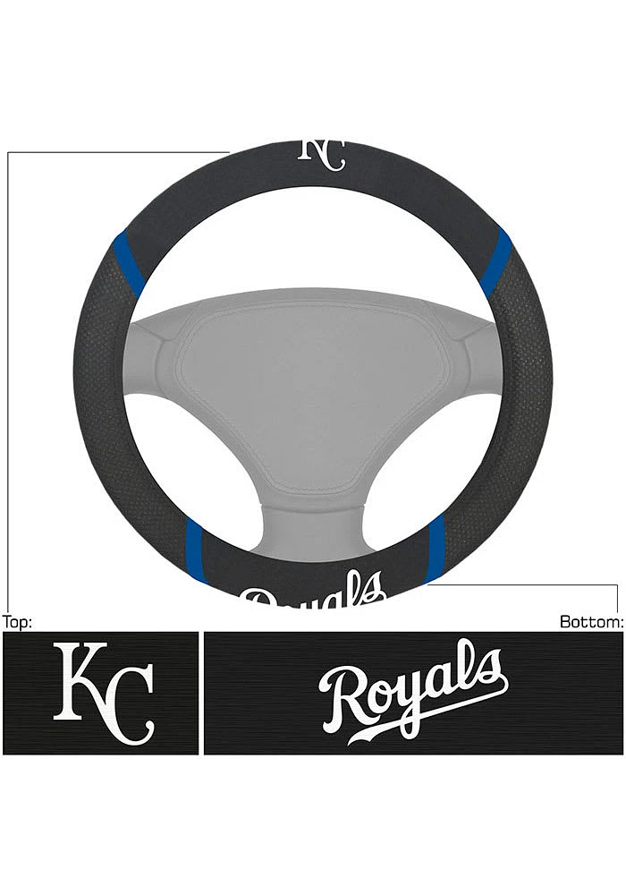 Kansas City Royals Wordmark Auto Steering Wheel Cover