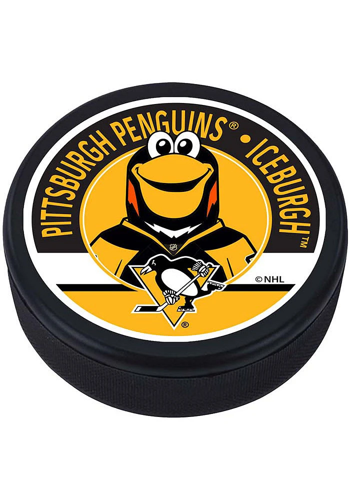 Pittsburgh Penguins Mascot Hockey Puck