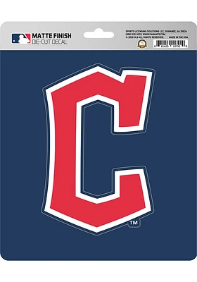 Sports Licensing Solutions Cleveland Guardians Matte Auto Decal - Red