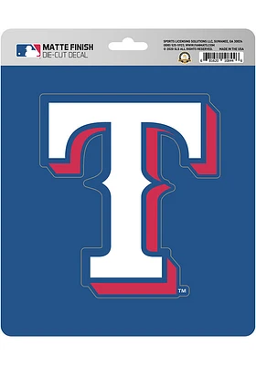 Sports Licensing Solutions Texas Rangers Matte Auto Decal - Red