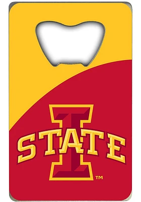 Iowa State Cyclones Credit Card Bottle Opener