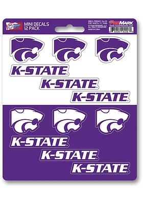 Sports Licensing Solutions K-State Wildcats 12 pk Mini Auto Decal - Purple
