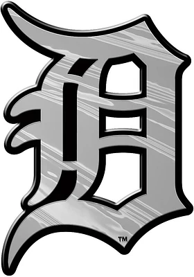 Sports Licensing Solutions Detroit Tigers Molded Chrome Car Emblem - Orange