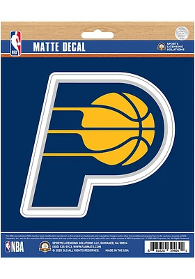 Sports Licensing Solutions Indiana Pacers Matte Auto Decal - Navy Blue