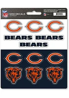 Sports Licensing Solutions Chicago Bears 12 pk Mini Auto Decal - Navy Blue