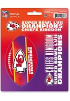 Sports Licensing Solutions Kansas City Chiefs 3 pk Auto Decal - Red