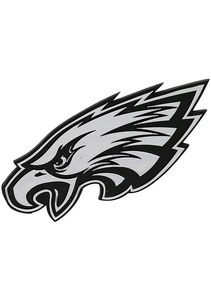 Sports Licensing Solutions Philadelphia Eagles Molded Chrome Car Emblem - Silver