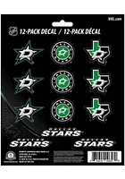 Sports Licensing Solutions Dallas Stars 12 pk Mini Auto Decal - Green