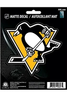 Sports Licensing Solutions Pittsburgh Penguins Matte Auto Decal - Gold