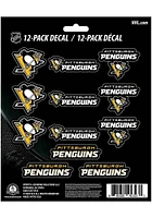 Sports Licensing Solutions Pittsburgh Penguins 12 pk Mini Auto Decal - Gold