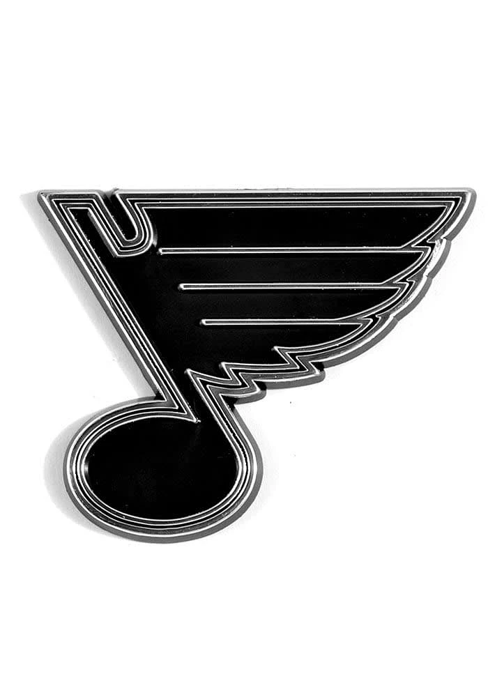 Sports Licensing Solutions St Louis Blues Molded Chrome Car Emblem - Blue