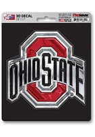 Sports Licensing Solutions Ohio State Buckeyes 3D Auto Decal - Red