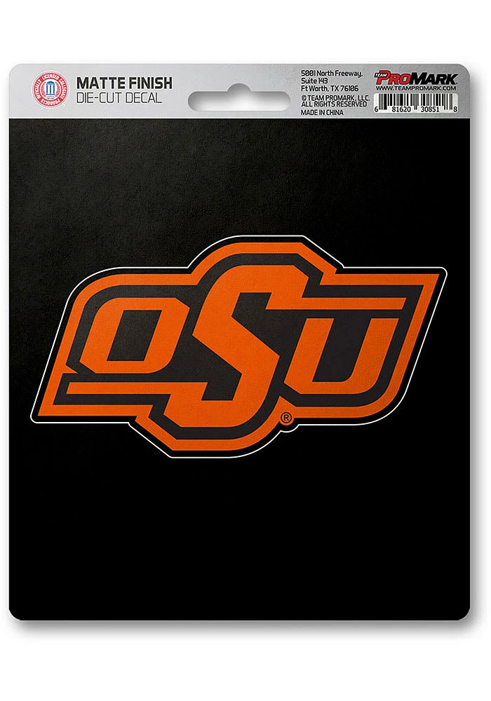 Sports Licensing Solutions Oklahoma State Cowboys Matte Auto Decal - Orange