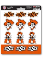 Sports Licensing Solutions Oklahoma State Cowboys 12 pk Mini Auto Decal - Orange