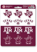 Sports Licensing Solutions Texas A&M Aggies 12 pk Mini Auto Decal - Maroon