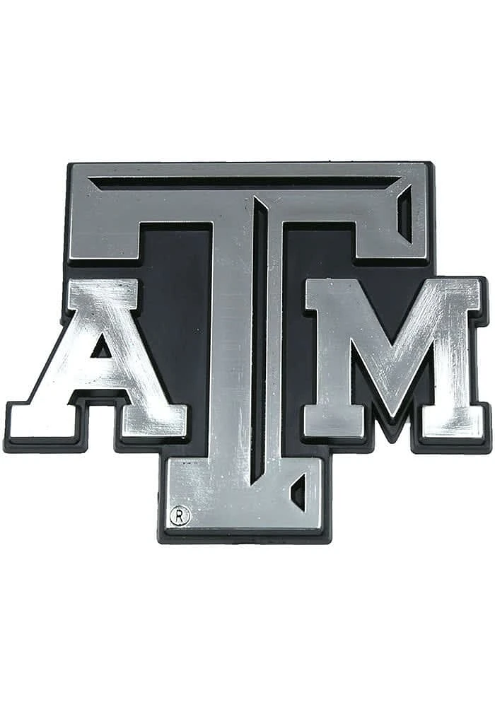 Sports Licensing Solutions Texas A&M Aggies Molded Chrome Car Emblem - Maroon