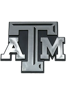 Sports Licensing Solutions Texas A&M Aggies Molded Chrome Car Emblem - Maroon