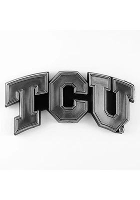 Sports Licensing Solutions TCU Horned Frogs Molded Chrome Car Emblem - Purple