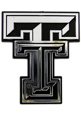 Sports Licensing Solutions Texas Tech Red Raiders Molded Chrome Car Emblem - Red