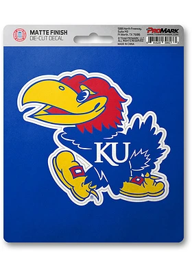 Sports Licensing Solutions Kansas Jayhawks Matte Auto Decal - Blue