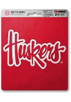 Sports Licensing Solutions Nebraska Cornhuskers Matte Auto Decal - Red