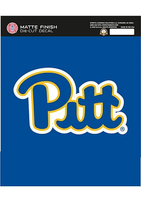 Sports Licensing Solutions Pitt Panthers Matte Auto Decal - Blue