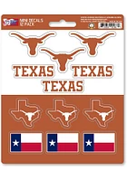Sports Licensing Solutions Texas Longhorns 12 pk Mini Auto Decal - Burnt Orange