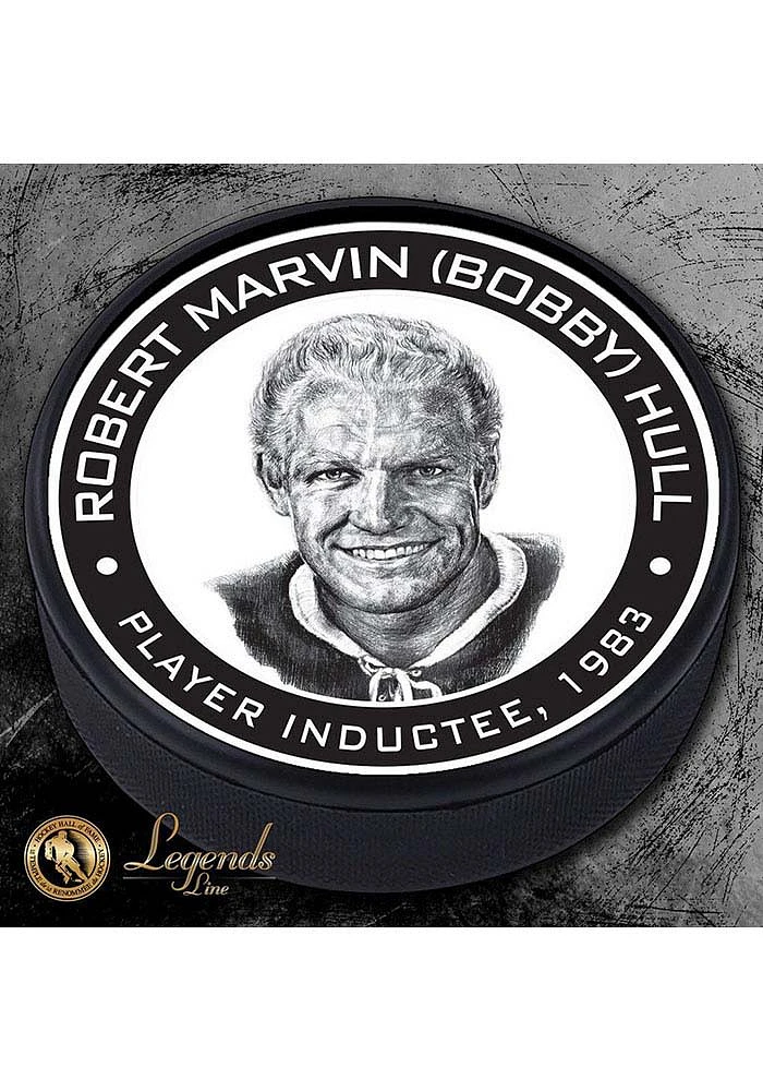 Chicago Blackhawks 1983 Bobby Hull Hockey Puck