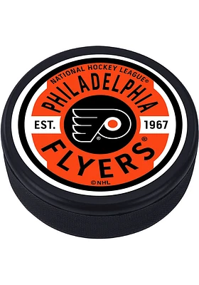 Philadelphia Flyers Gear Textured Hockey Puck