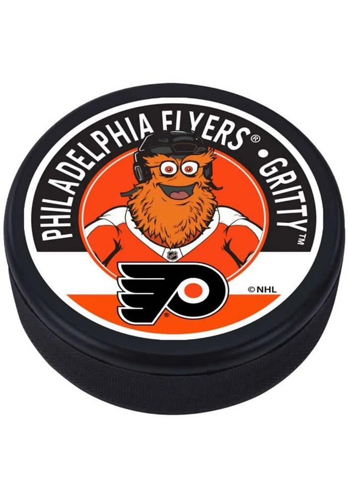 Philadelphia Flyers Gritty Mascot Hockey Puck