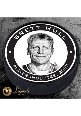 St Louis Blues 2009 Brett Hull Hockey Puck