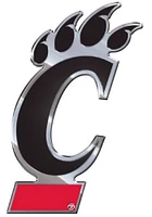 Sports Licensing Solutions Cincinnati Bearcats Aluminum Color Car Emblem - Black