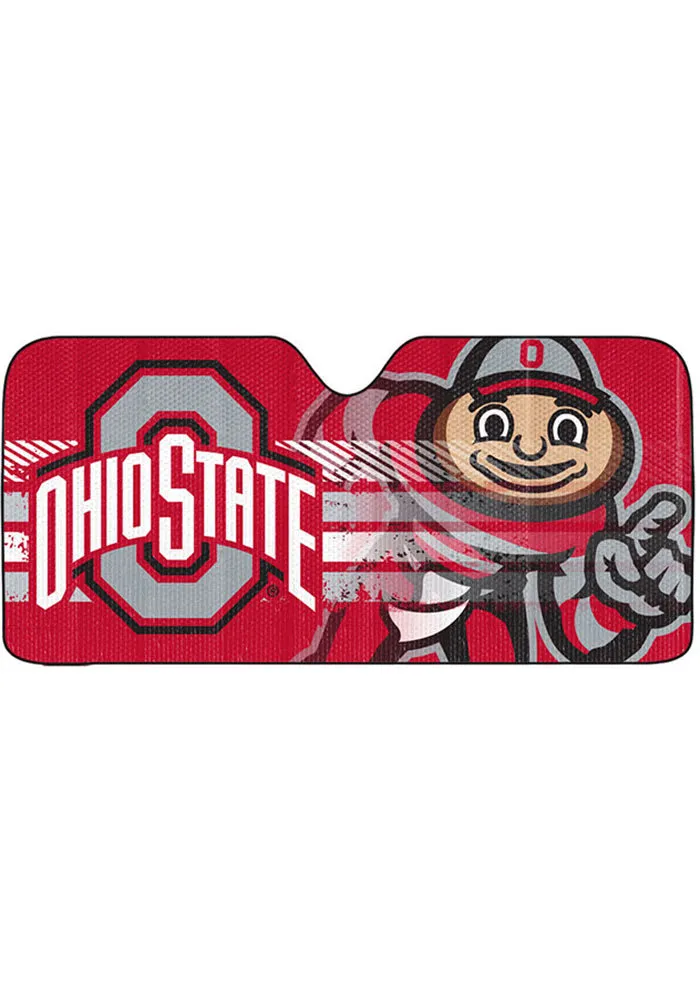 Ohio State Buckeyes Universal Car Accessory Auto Sun Shade