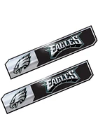 Sports Licensing Solutions Philadelphia Eagles 1.75x8.25 inch 2 Pack Truck Edition Car Emblem - Bl..
