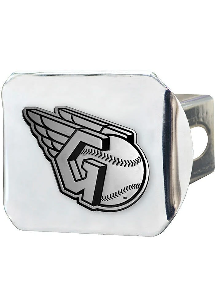 Cleveland Guardians Chrome Car Accessory Hitch Cover