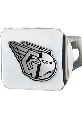Cleveland Guardians Chrome Car Accessory Hitch Cover