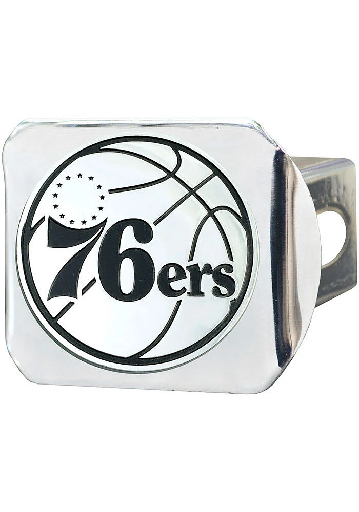 Philadelphia 76ers Chrome Car Accessory Hitch Cover