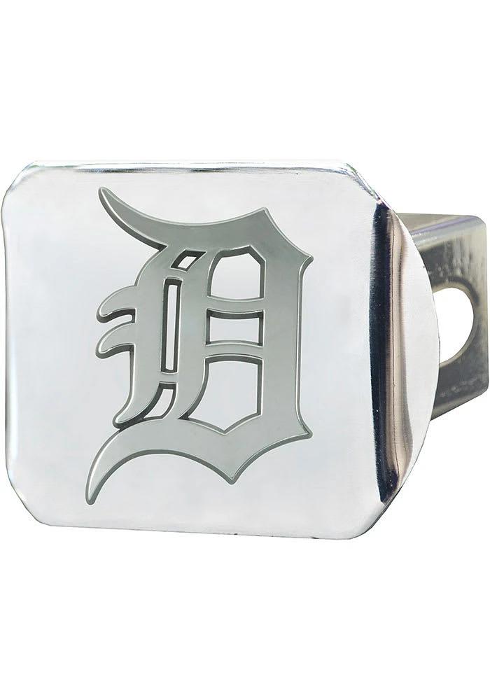Detroit Tigers Chrome Car Accessory Hitch Cover