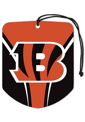 Sports Licensing Solutions Cincinnati Bengals 2pk Shield Graphic Auto Air Fresheners - Orange