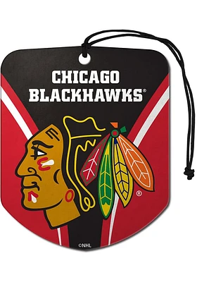 Sports Licensing Solutions Chicago Blackhawks 2pk Shield Auto Air Fresheners - Red